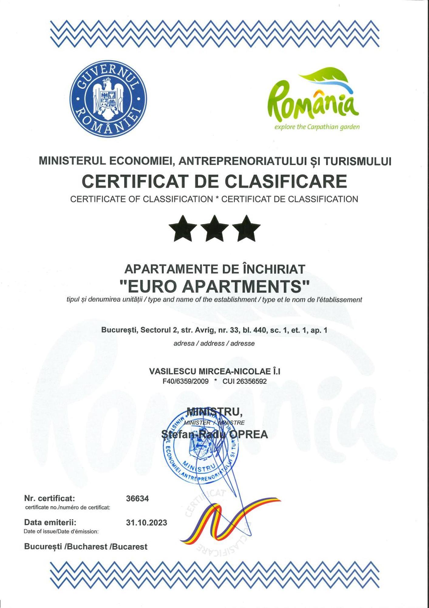 Euro Apartment Bucureşti Exterior foto
